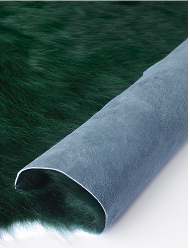 Pelle Di Mucca Dark Green Natural | Misura: 200 × 240 cm
