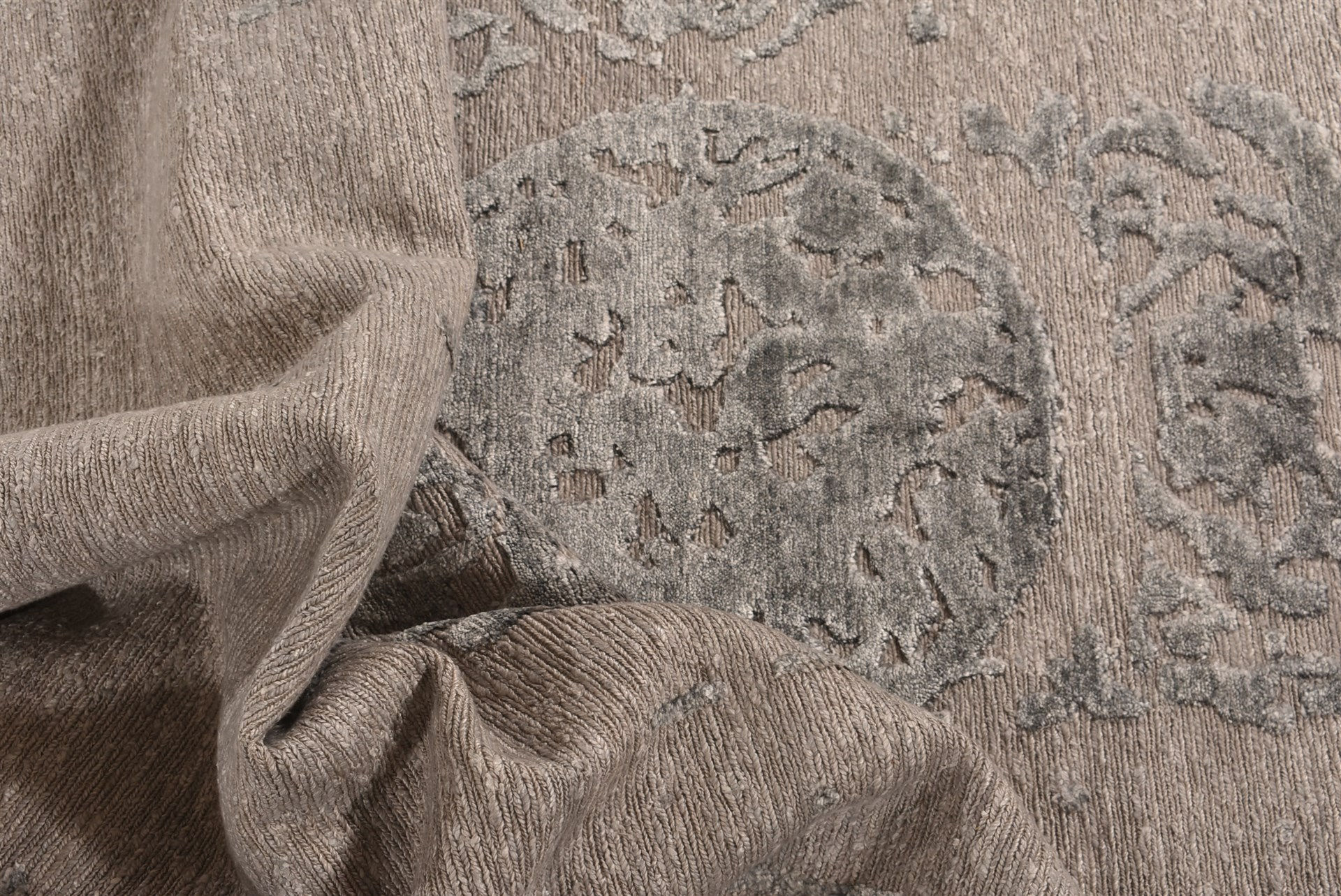 Tappeto Seta Bambù India 12