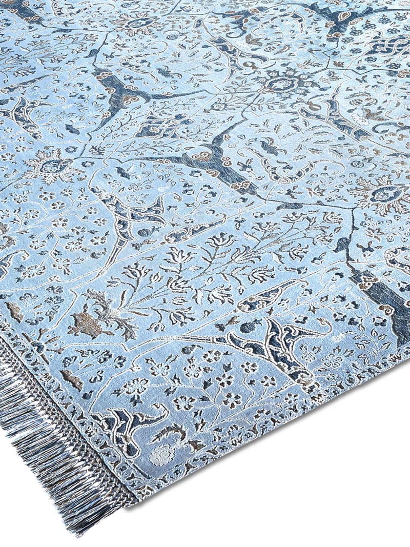 Tappeto Lusso Fatto a Mano Teheran Blu