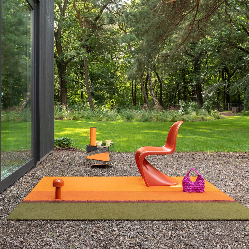 Tappeto Habitat Festival Stripe Arancione Per Esterni | Misura: 250 × 350 cm