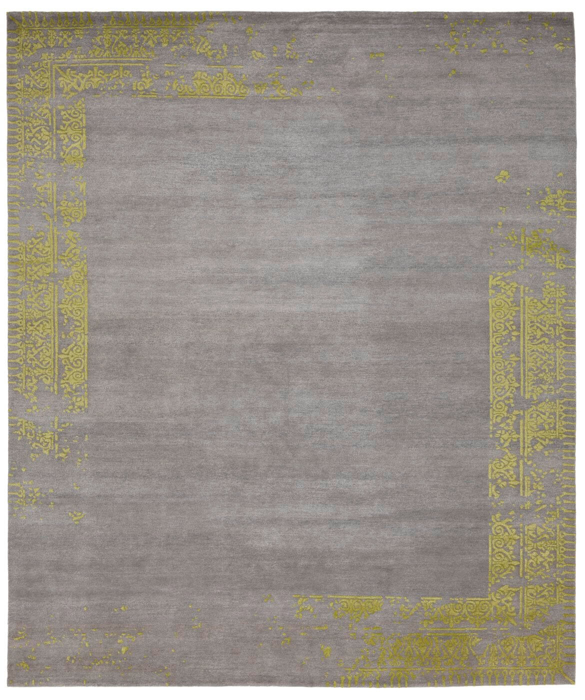 Tappeto Ferrara Speciale Bordo Grigio Giallo