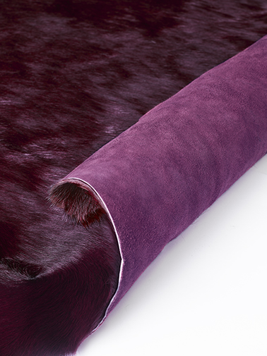 Pelle Di Mucca Dark Purple Natural Pelle Di Mucca Dark Purple Natural
