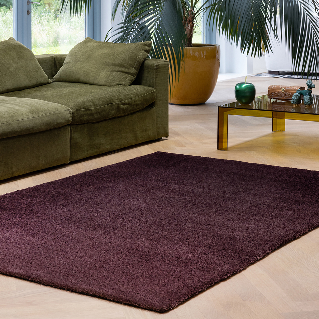 Tappeto Shade Low Prugna/Fico