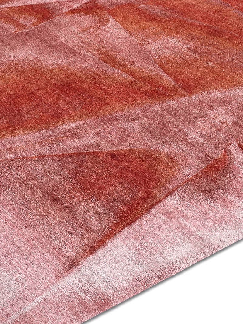 Tappeto Annodato Ruggine