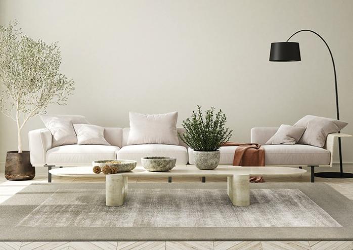Tappeto Border Vetiver | Misura: 160 x 230 cm