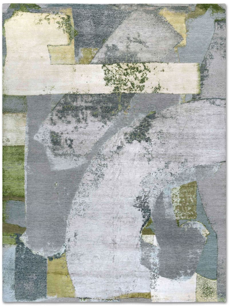 Tappeto Tessuto Verde/Ruggine | Misura: 122 × 183 cm