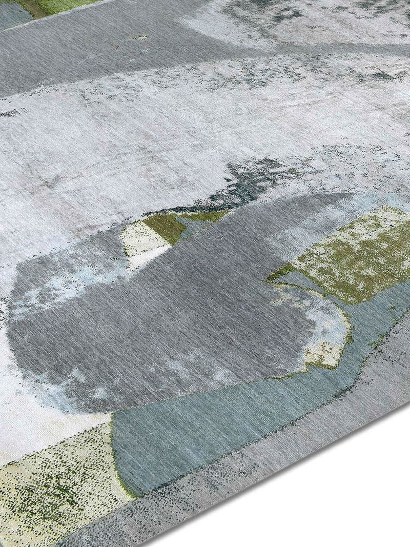 Tappeto Tessuto Verde/Ruggine | Misura: 122 × 183 cm