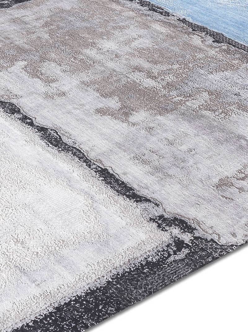 Tappeto Tessuto Azzurro/Tortora | Misura: 183 × 274 cm