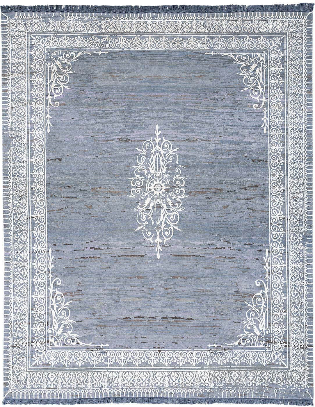 Tappeto Ravenna Radi Little Rocked Blu Bianco | Misura: 300 × 400 cm