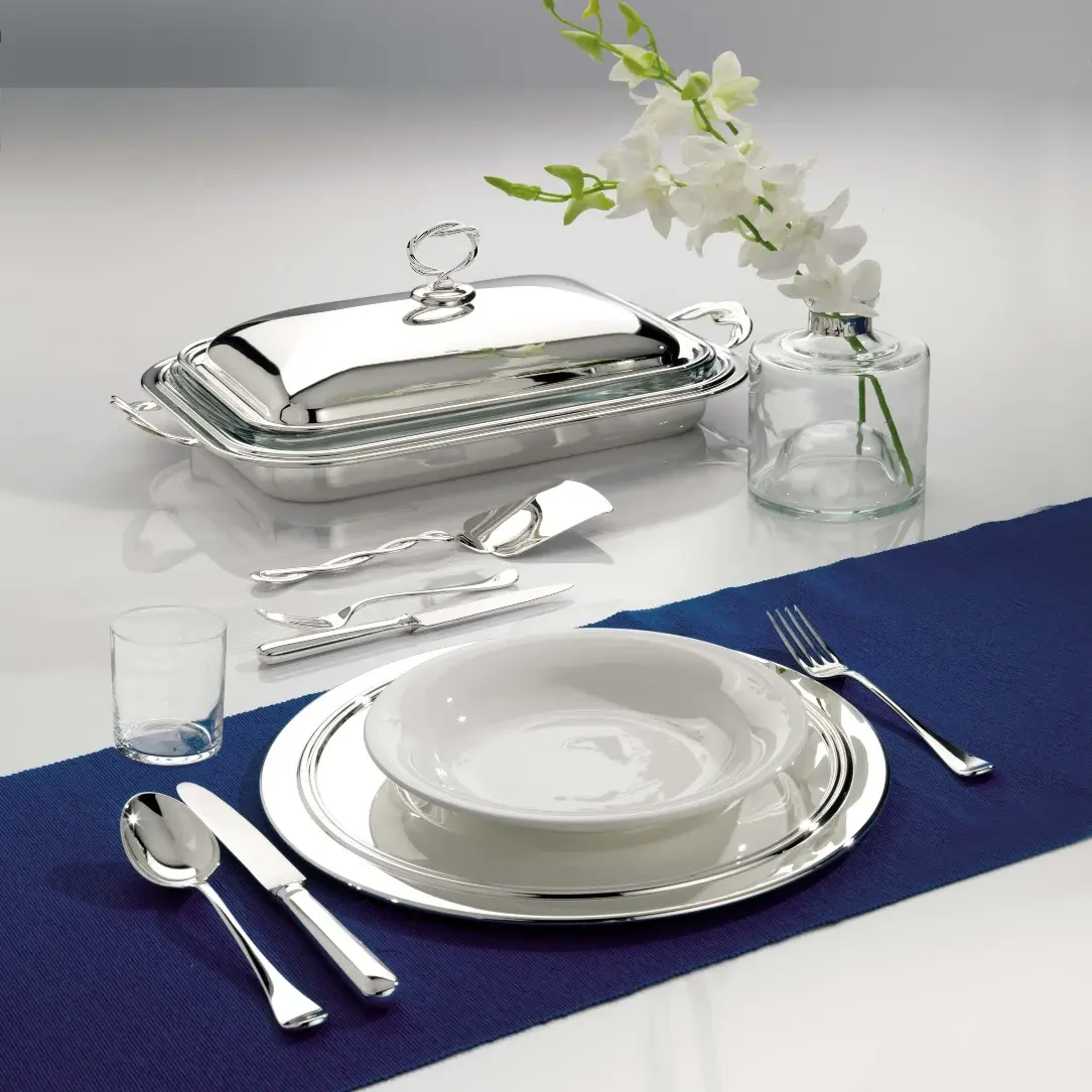 Piatto Per Verdure Rettangolare In Argento