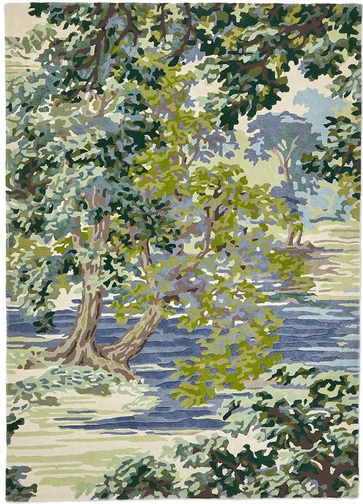 Tappeto Ancient Canopy Verde Foresta