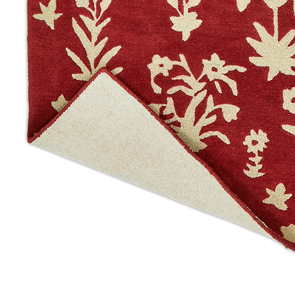 Tappeto Woodland Glade Rosso Prugna | Misura: 140 × 200 cm