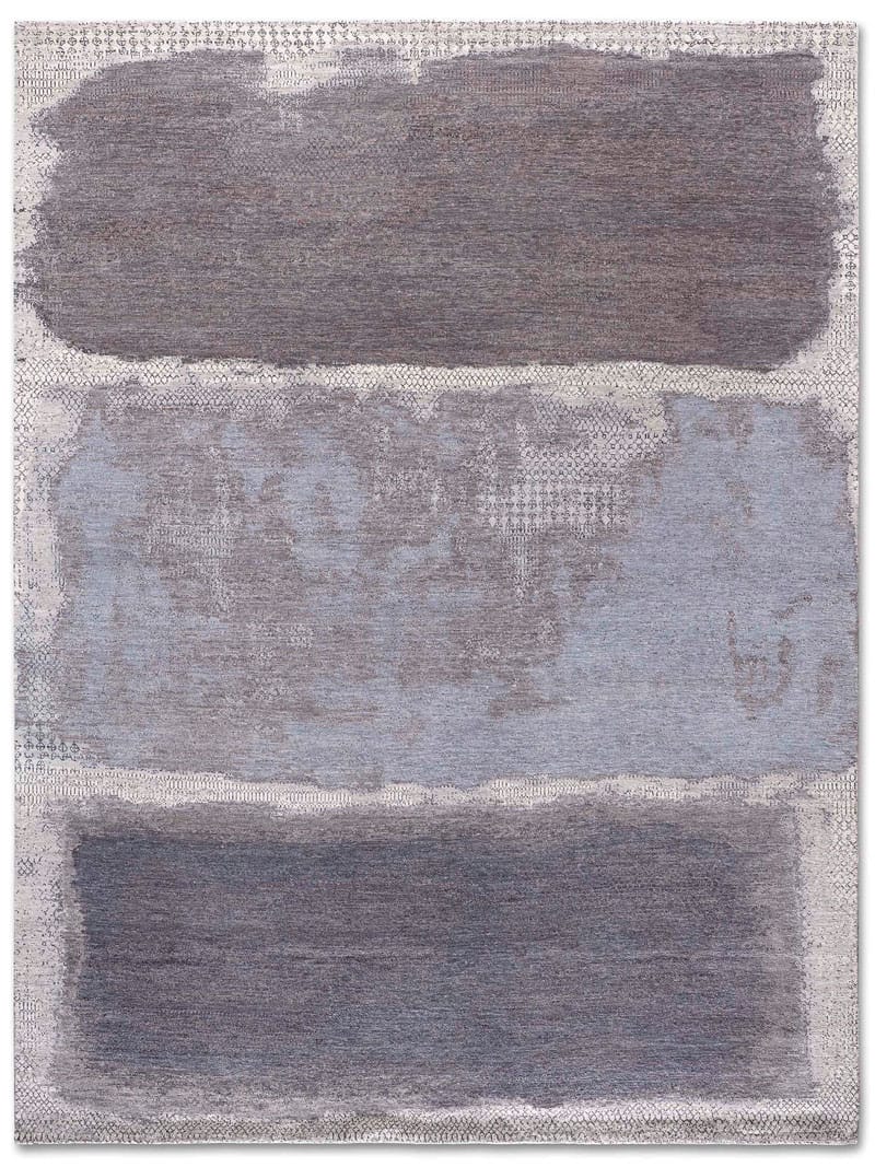 Tappeto Tessuto Grigio/Blu Chiaro | Misura: 183 × 274 cm