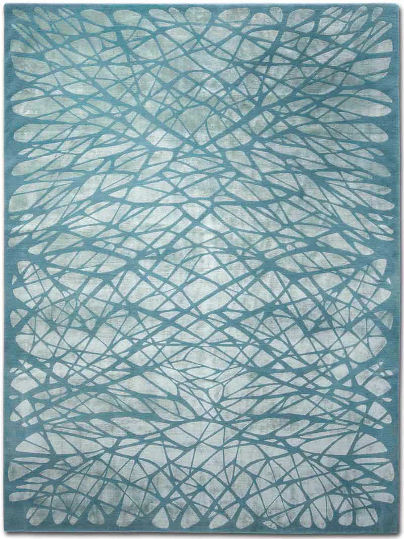 Tappeto Annodato Dresden Turchese Chiaro | Misura: 140 × 210 cm