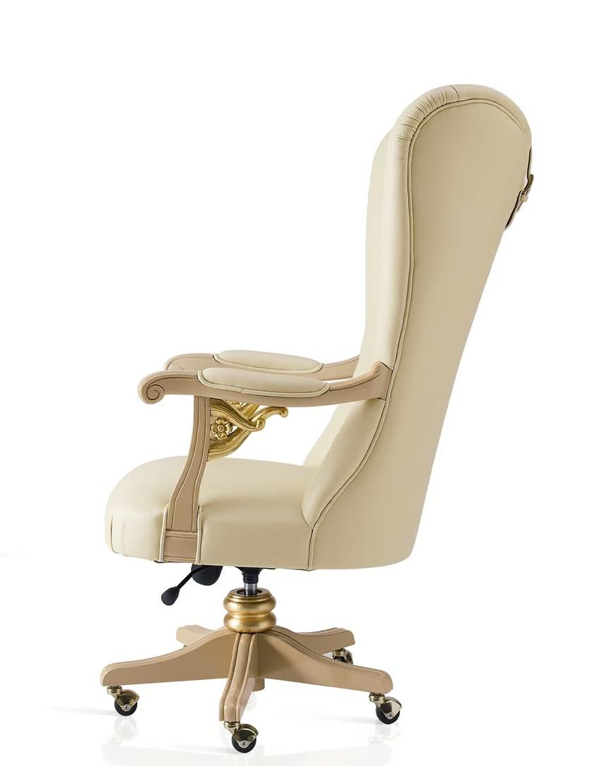 Poltrona Girevole in Pelle Harmony Poltrona Girevole in Pelle Harmony