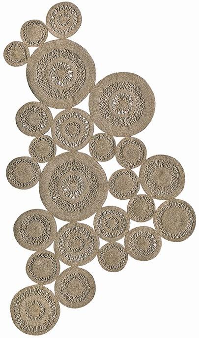 Tappeto Indiano Intrecciato Beige Tappeto Indiano Intrecciato Beige