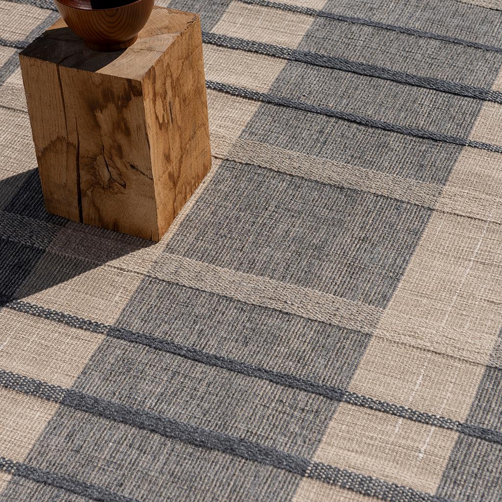 Tappeto Zona Quadri Denim Per Esterni | Misura: 140 × 200 cm