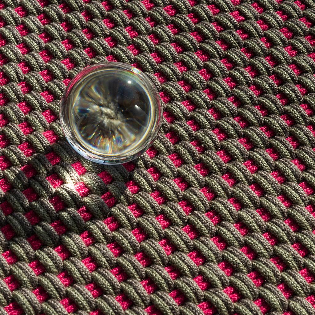 Tappeto Lace Tricolore Timo/Grigio/Rosa Per Esterni | Misura: 140 × 200 cm