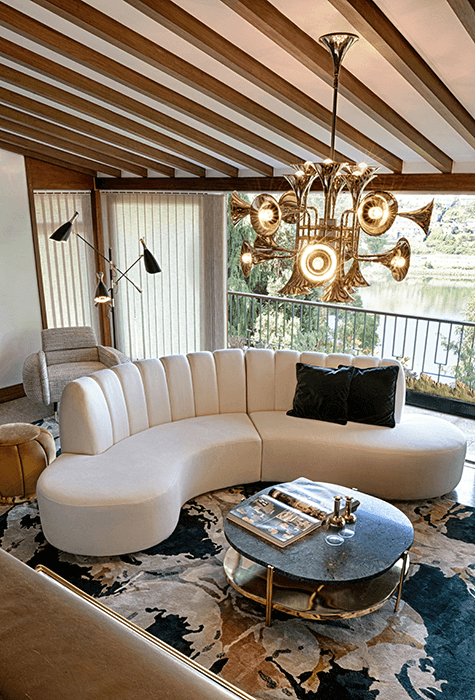 Tavolino da Caffè Crest - 4