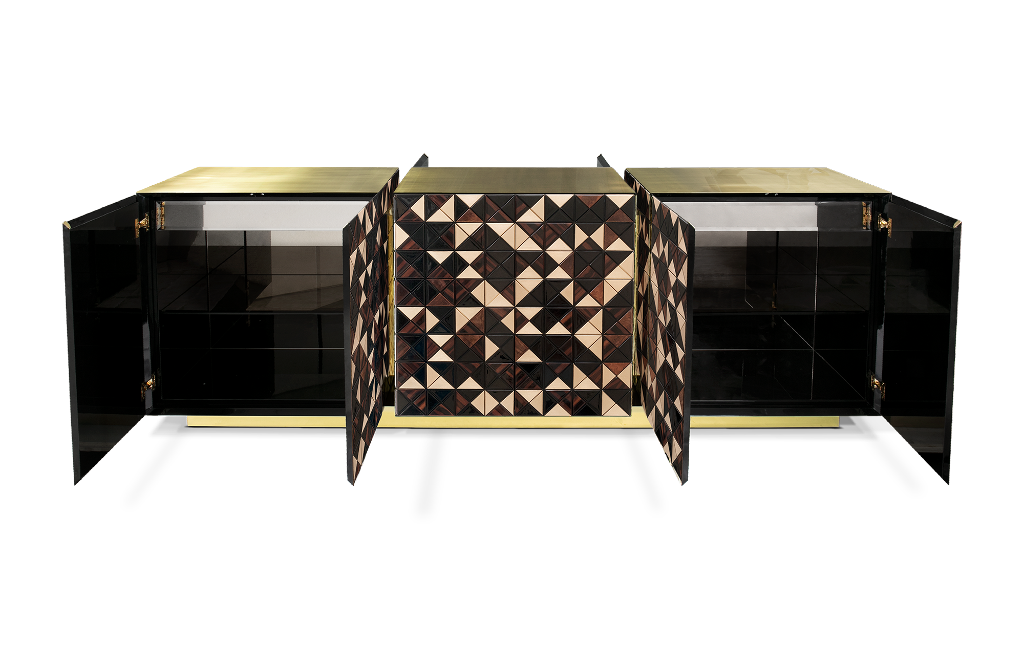 Credenza in Noce Mosaic Credenza in Noce Mosaic