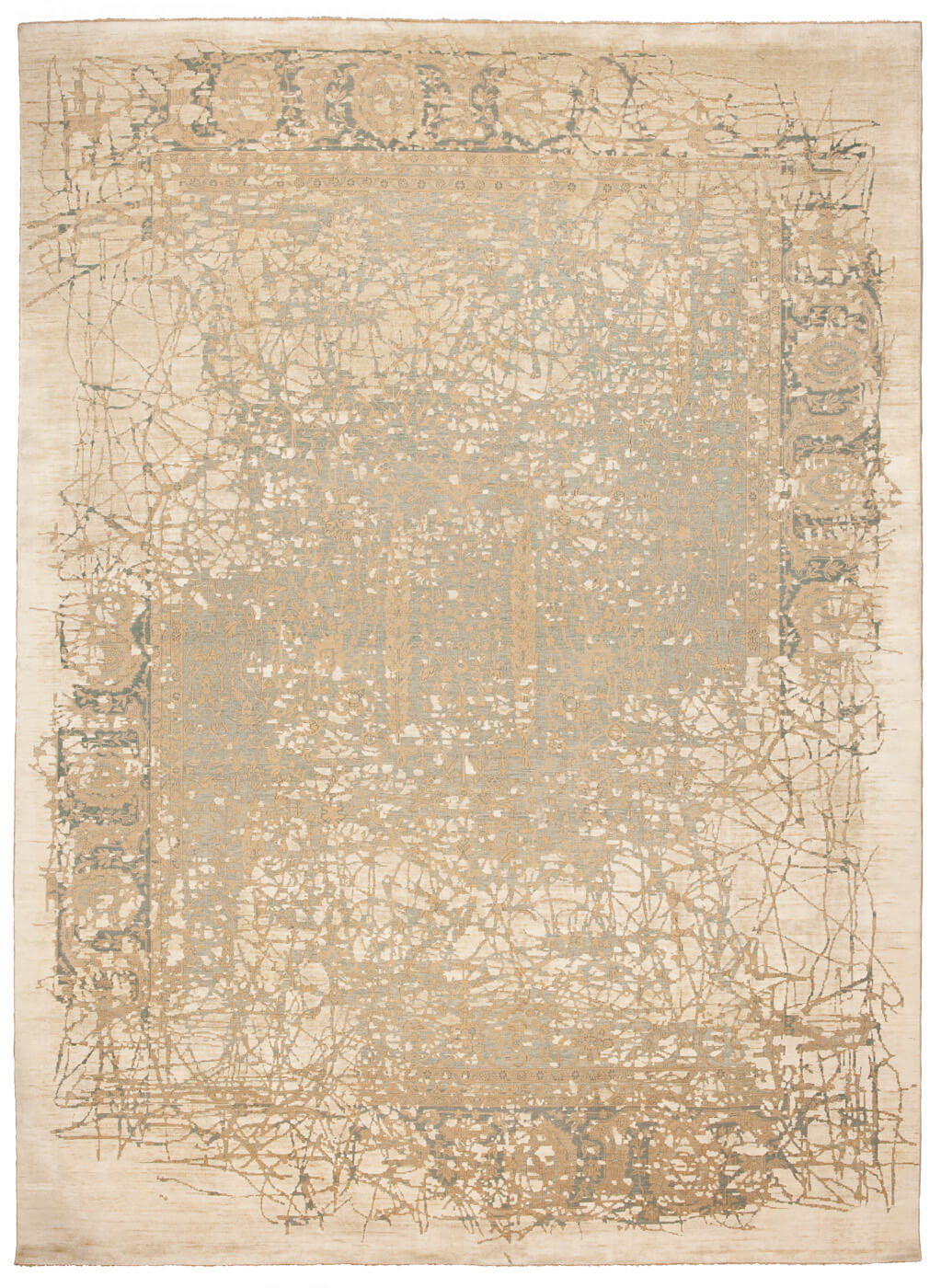 Tappeto Tabriz Wooster Pleasure Azzurro Grigio | Misura: 250 × 300 cm