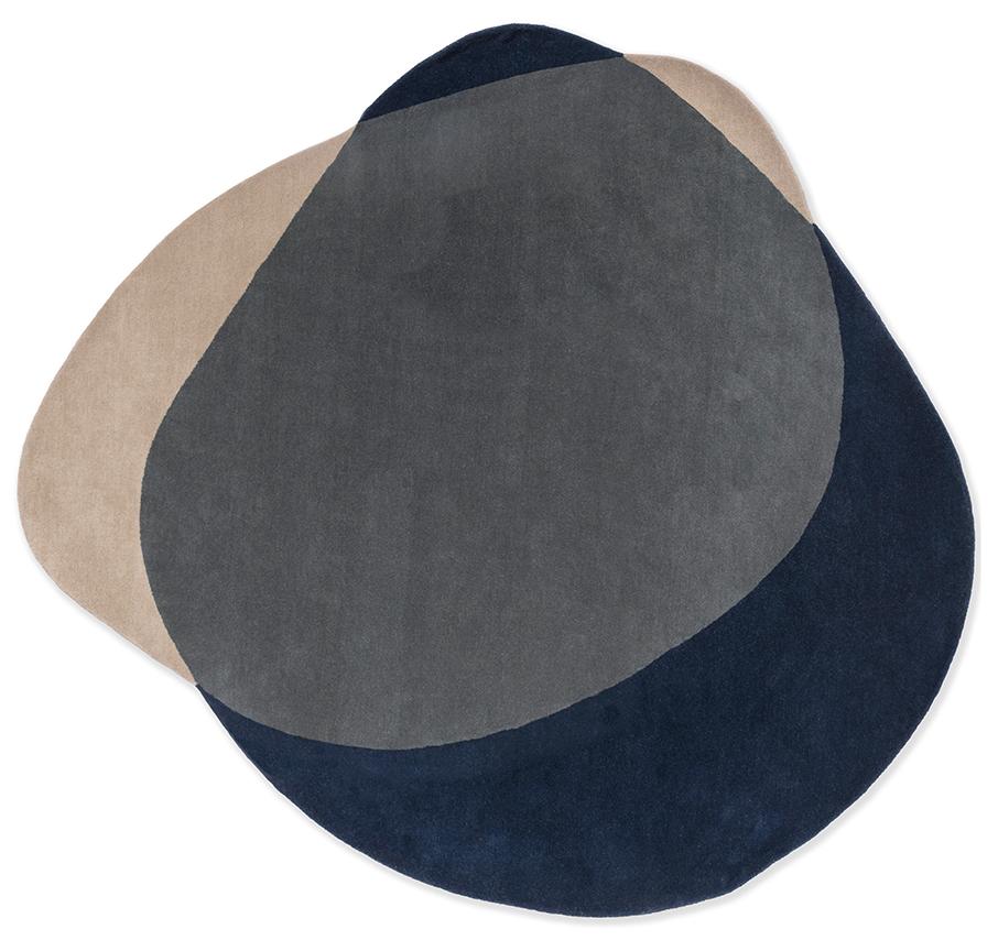 Tappeto Elemento Arp Blu