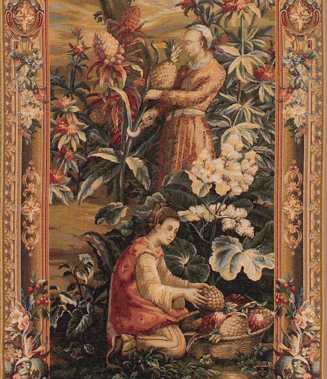 Arazzo Il Raccolto di Ananas - Porta Destra
