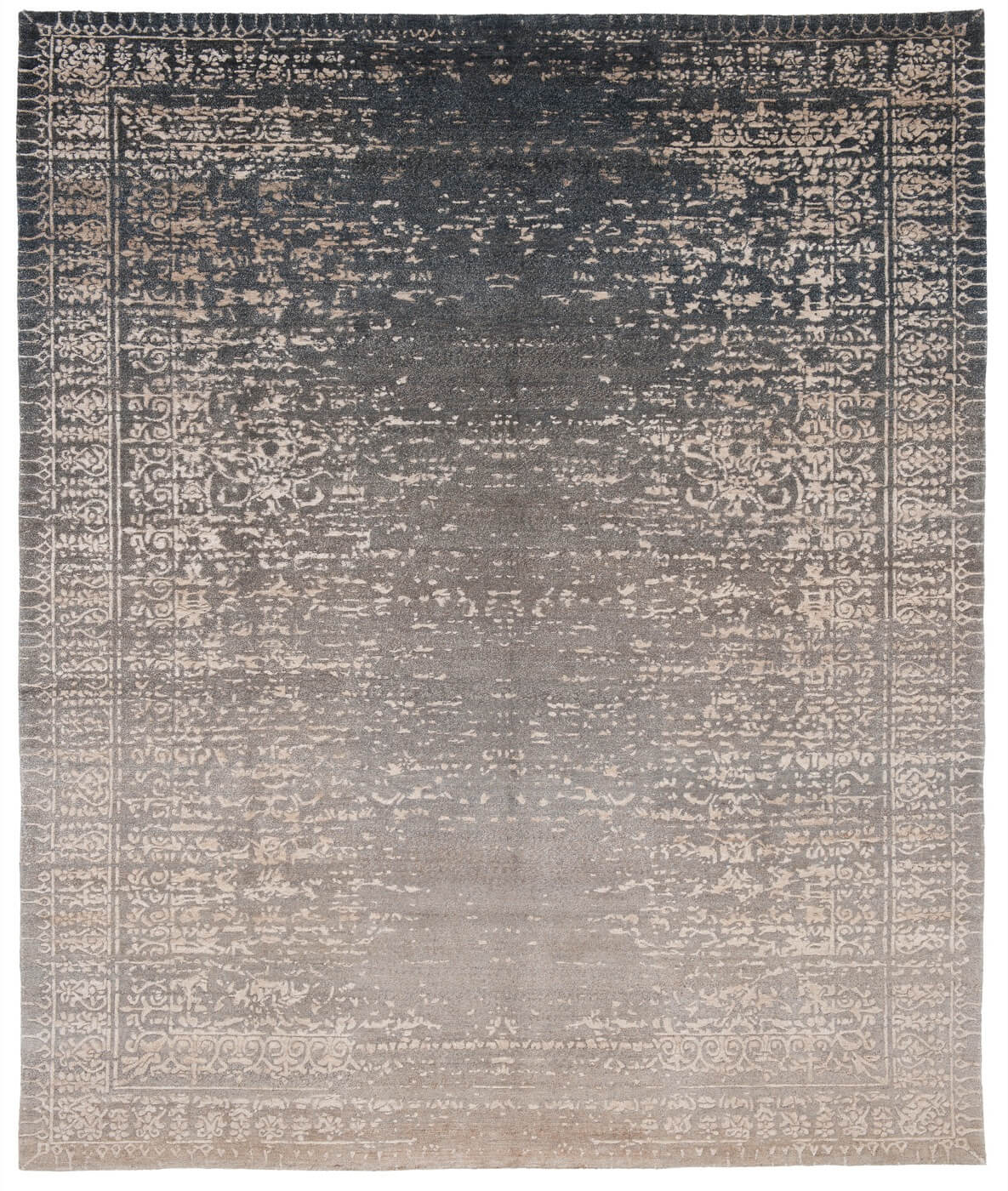 Tappeto Ferrara Stomped Reverse Grigio Scuro | Misura: 350 × 450 cm