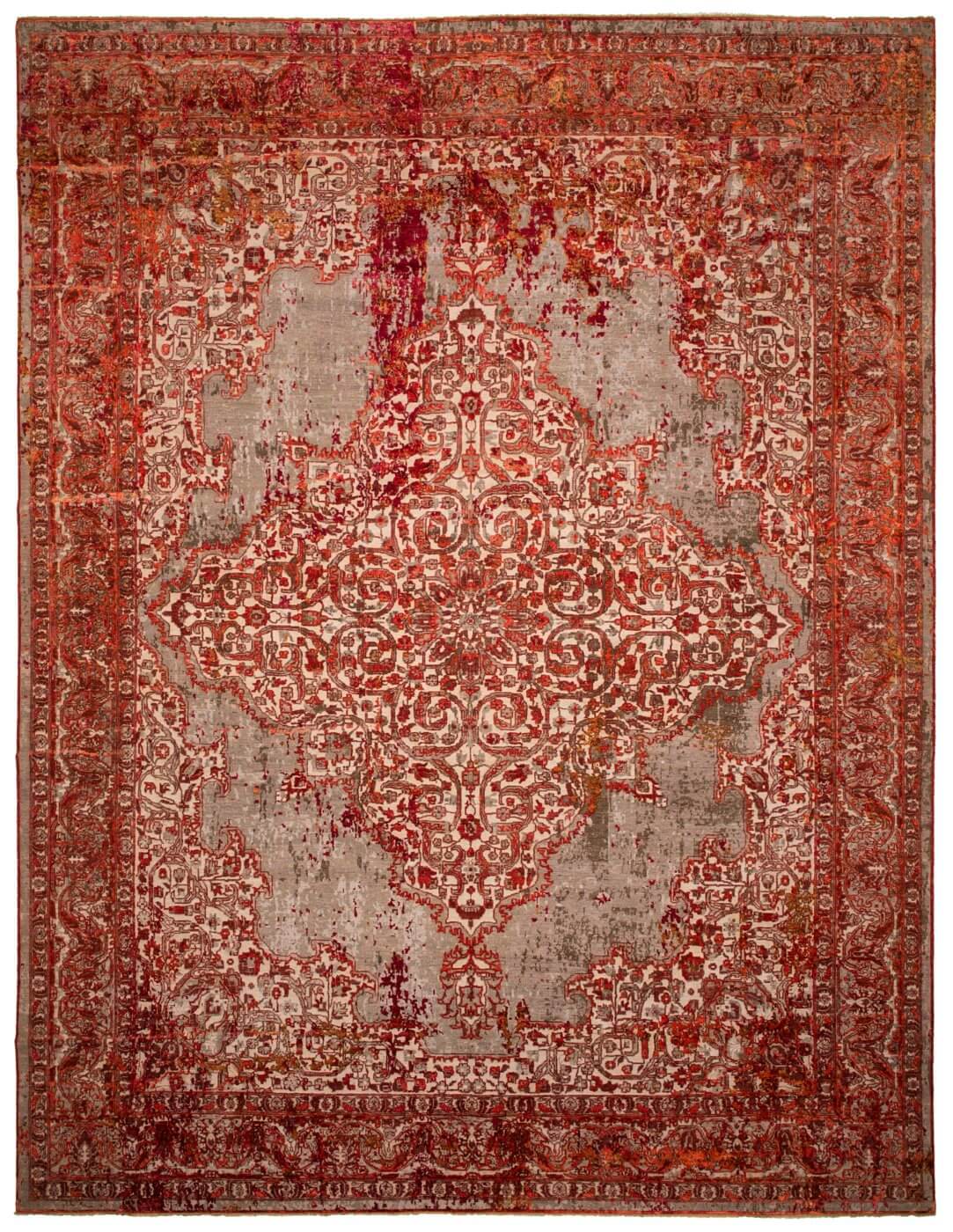 Tappeto Tabriz Artwork 8 Rosso | Misura: 250 × 300 cm