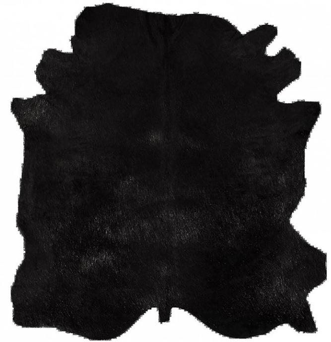 Pelle Di Mucca Black Natural | Misura: 200 × 240 cm Pelle Di Mucca Black Natural | Misura: 200 × 240 cm