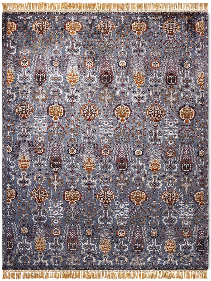 Tappeto Lusso Isfahan Antracite