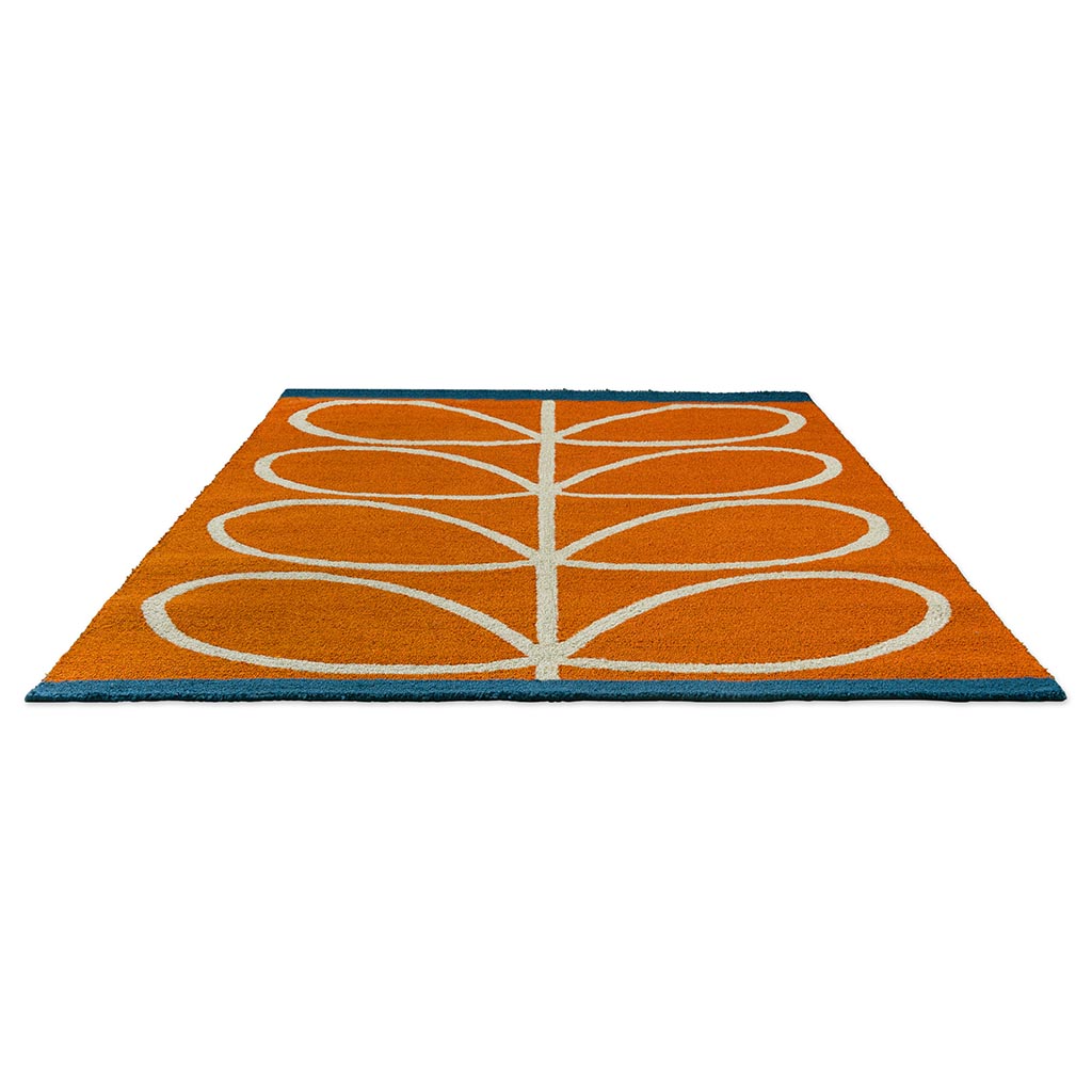 Tappeto Stelo Lineare Arancione Esterno | Misura: 140 × 200 cm