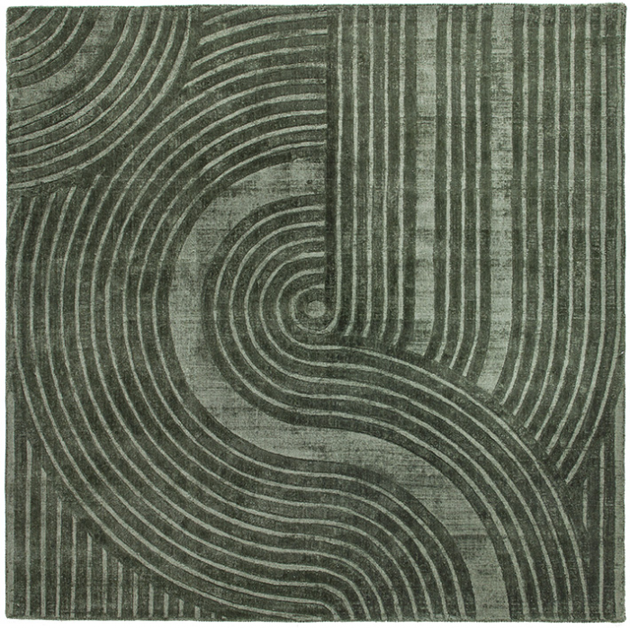 Tappeto Designer Moderno Verde