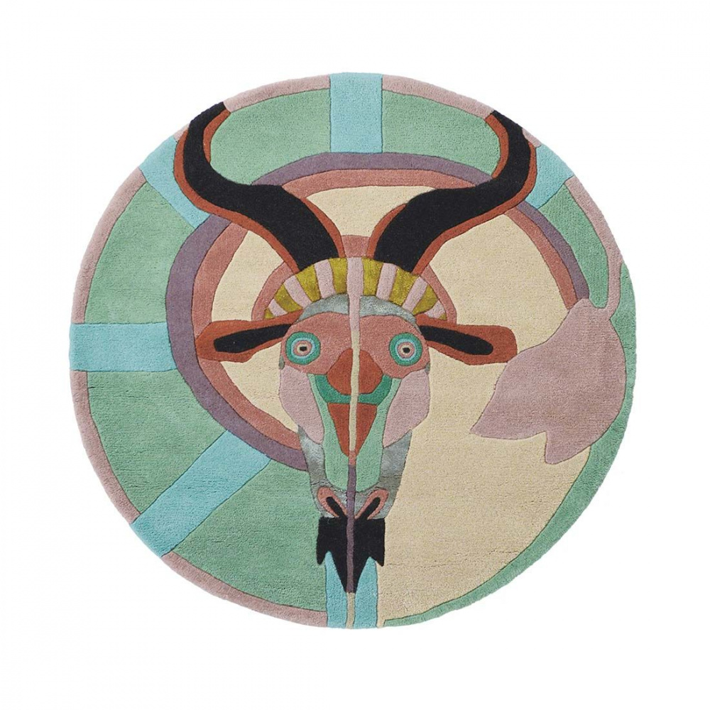 Tappeto Zodiac Capricorno Rotondo 162005