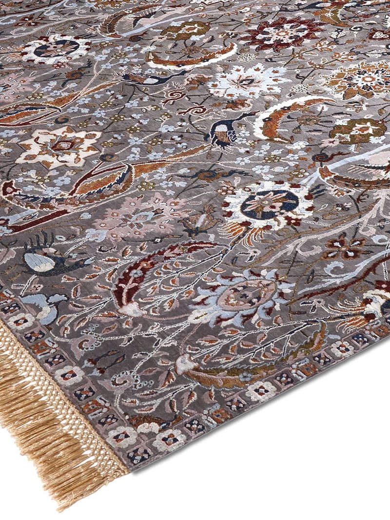 Tappeto Lusso Kerman Antracite