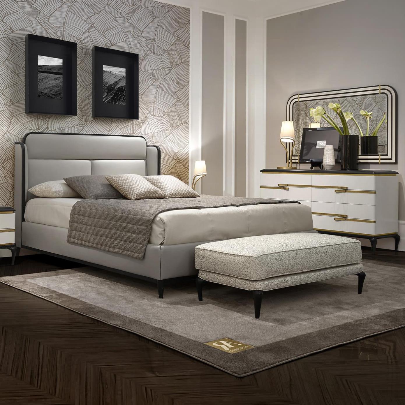 Letto Beige Italiano Dilan Letto Beige Italiano Dilan