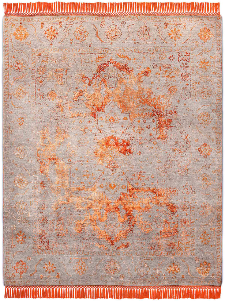Tappeto Lusso Rame/Arancio | Misura: 140 × 210 cm