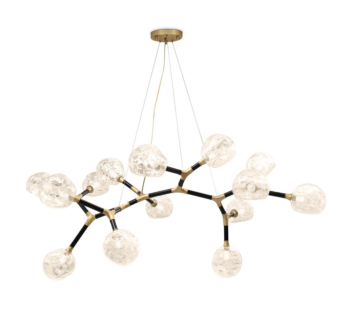 Grande Lampada a Sospensione Irregolare Multi-Tonalità