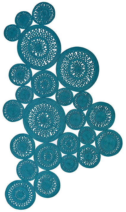 Tappeto Rope Blu Indoor/Outdoor