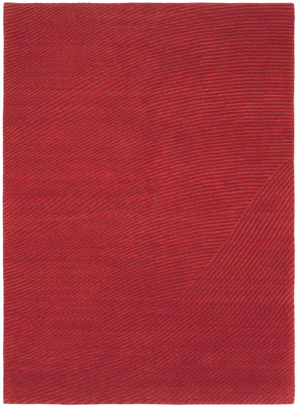 Tappeto Waveline 2 Rosso