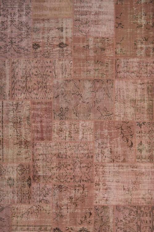 Tappeto Patchwork Rosa