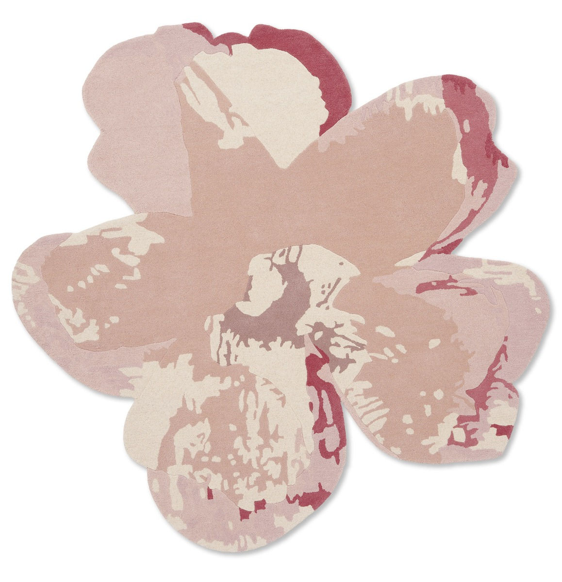Tappeto Magnolia Rosa Chiaro Sagomato