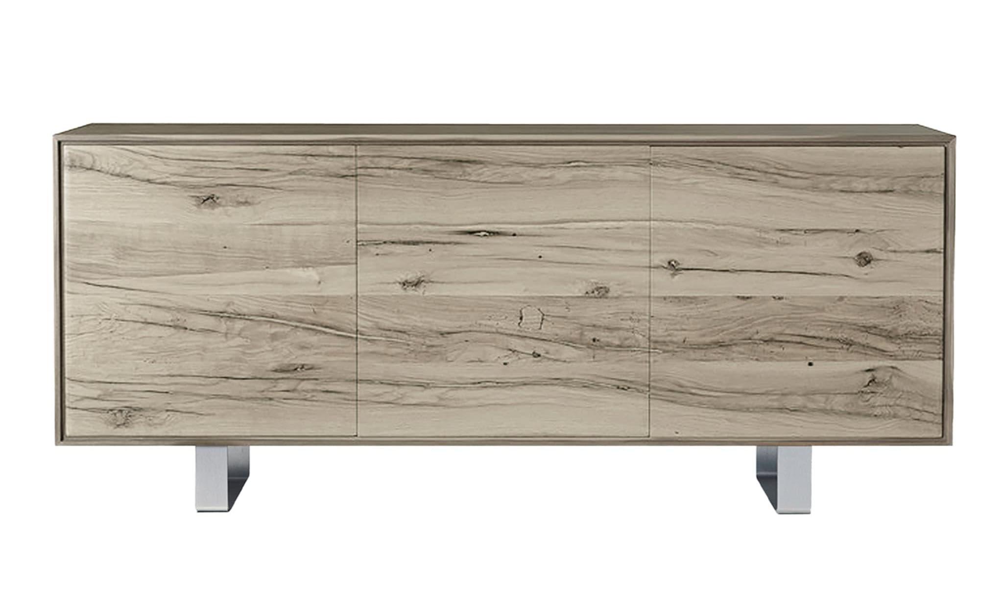 Credenza 3 Ante Materia Rovere Grigio