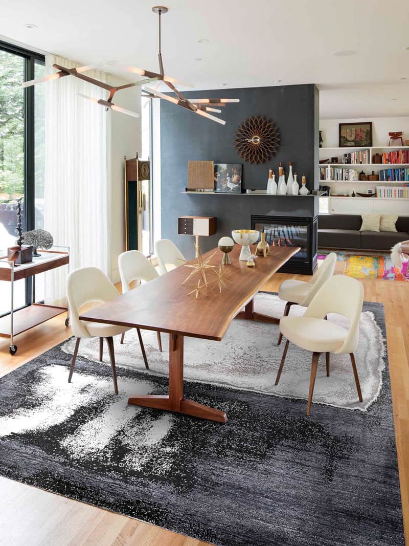 Tappeto Lusso Bianco Grigio | Misura: 170 × 240 cm