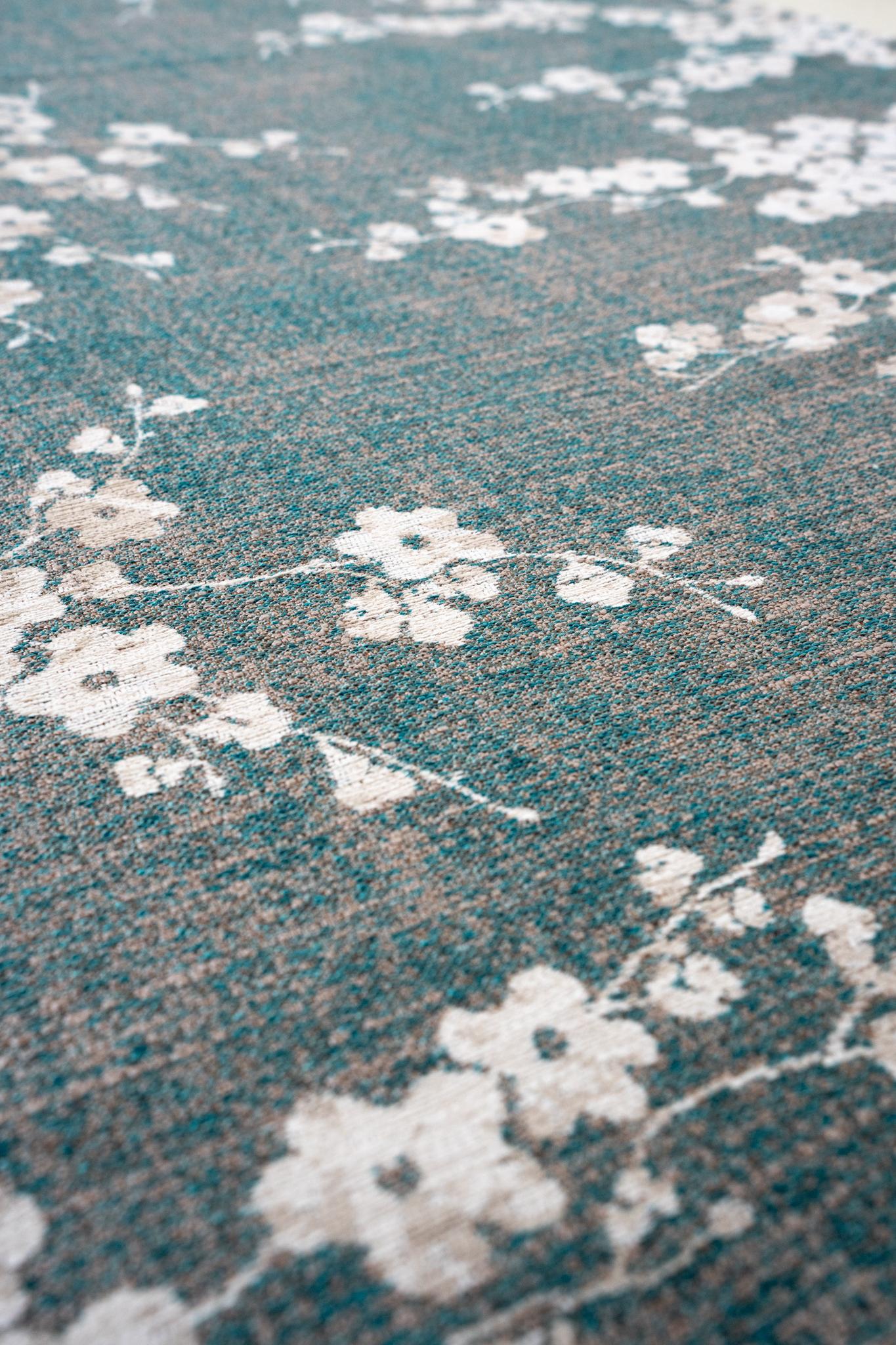 Tappeto Blu Lago 9850