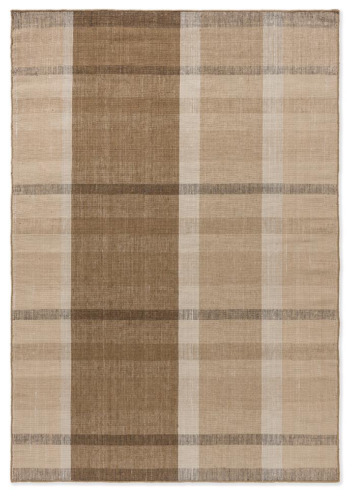 Tappeto Zona Blocchi Marrone Chiaro Per Esterni | Misura: 200 × 280 cm