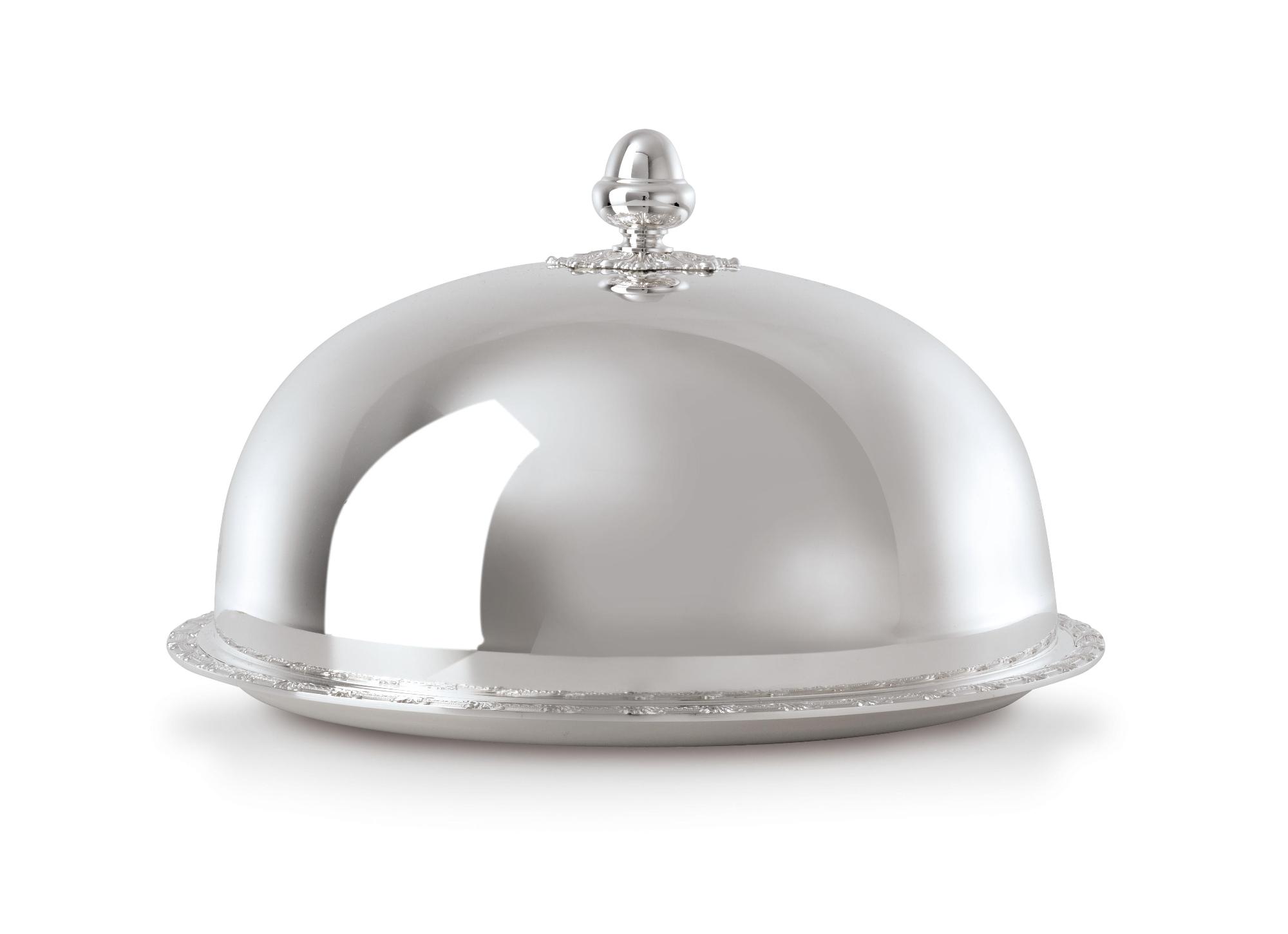 Piatto Da Portata Royal In Argento Con Coperchio | Dimensioni: Ø 41 cm