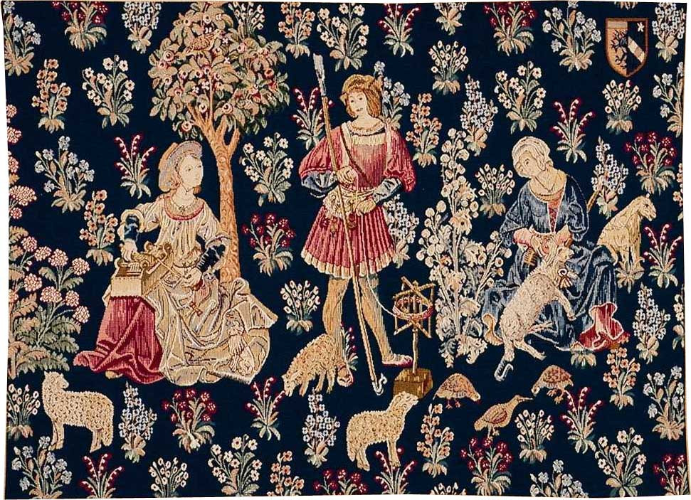 Arazzo Lavoro di Lana senza Bordo | Misura: 75 × 100 cm