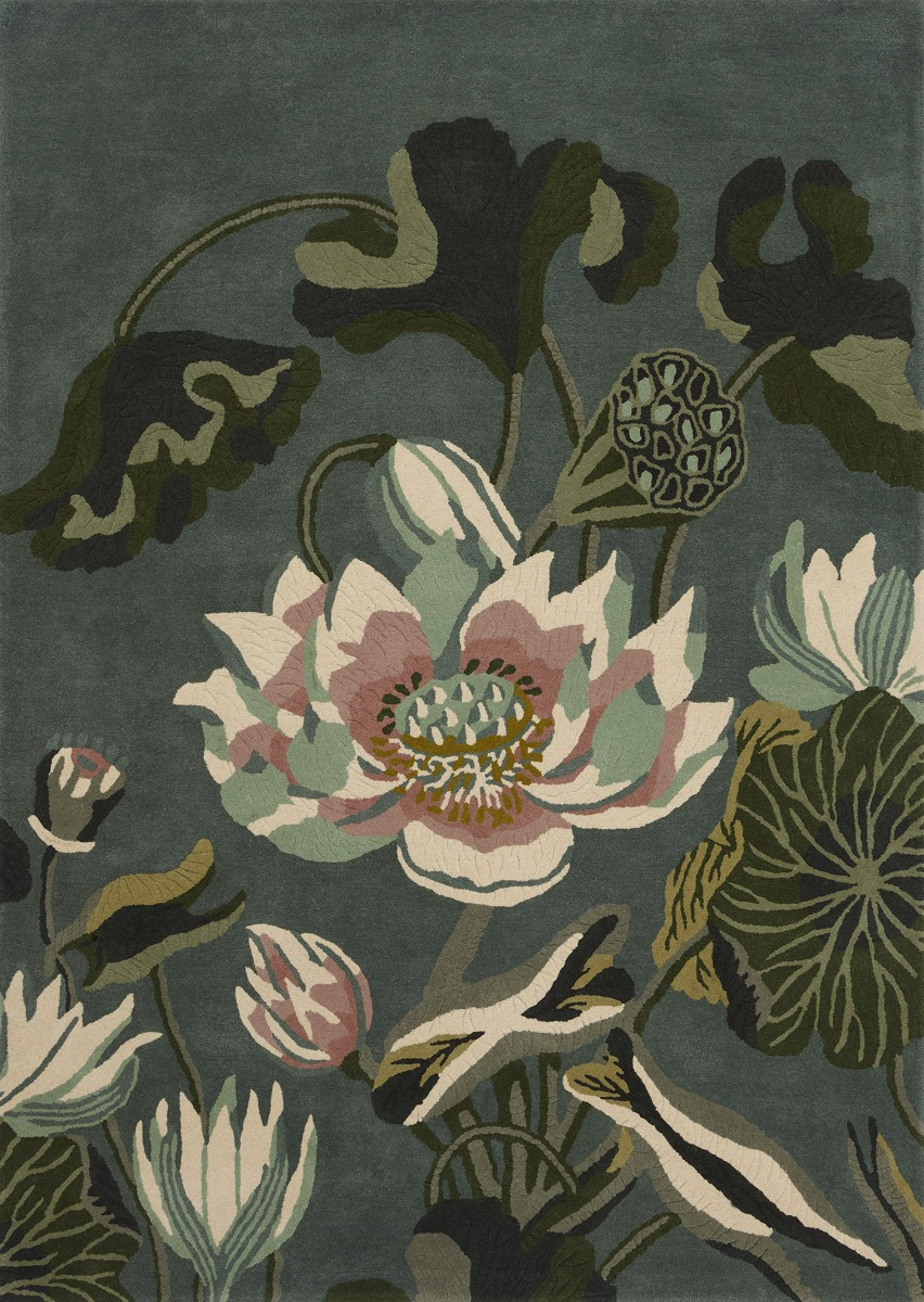 Tappeto Waterlily Midnight Pond