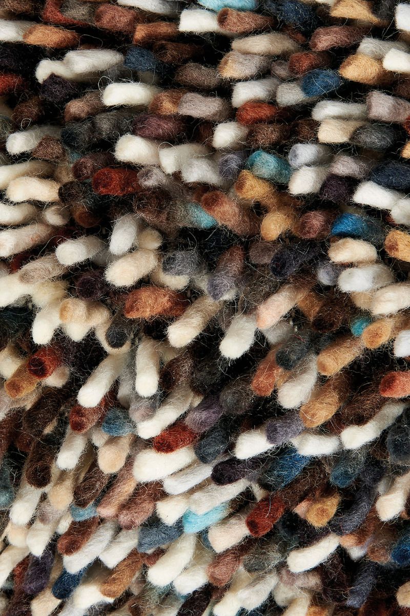 Tappeto Pois Grigio Scuro Mix 170405